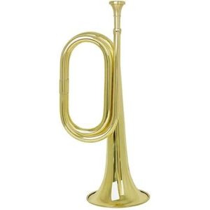 Cavalerietrompet Koperen Bugel Muziekinstrument Materiaal Metaal(Color:Gold)
