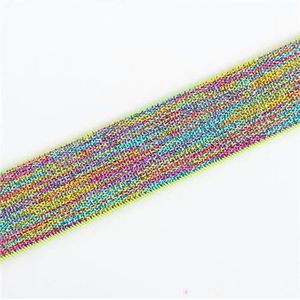 Elastische band 2,5 cm kleurrijke glitter elastiekjes breed 25 mm voor hoofdband duurzame broek rok riem naaien kledingaccessoires 1M-groene kleur-25mm-1M
