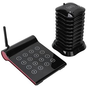 Draadloos Coaster Pager-systeem - Glossy Touch - 10 Submachines - 100-240V