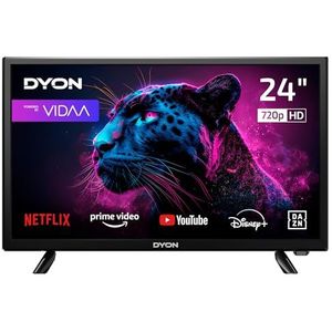 DYON Movie Smart 24 VX, 60 cm (24 inch), TV (HD Smart TV, HD Triple Tuner (DVB-C/-S2/-T2), App Store, Prime Video, Netflix, YouTube, DAZN, Disney+), model 2023