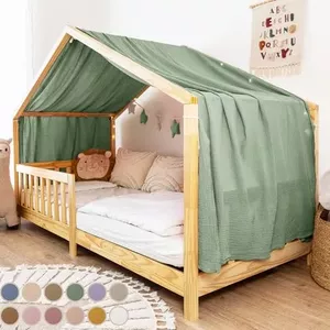 Lovely Hippo Montessori beddengoed voor bed, hemel