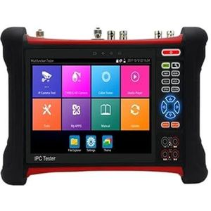 CCTV-tester, CCTV-monitortester, 7inch Camera Tester X7 Cctv-monitor 8mp Tvi Cvi Ahd Sdi Rj45 Tdr Kabel Tester Utp Hd Video Monitor In/out Cctv Test PoE-netwerktools(X7 basis)