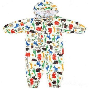 mama stadt - Regenoverall - Geel - Uniseks - 100% Waterdicht - Geschikt voor 75-135 cm