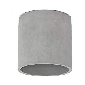 Licht-Erlebnisse Beton plafondlamp Bold in grijs modern rond Ø14 cm GU10 spotlight plafondlamp slaapkamer