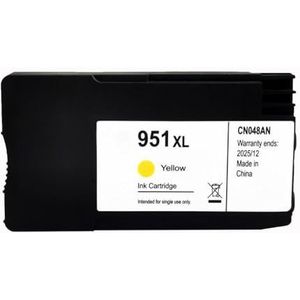 MRHZKE Inktpatronen voor Officejet Pro 8100 8600 8610 8620 8630 251dw 276dw voor 950XL 951XL 950 951 CMYK (geel)