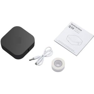 Q30 Labelprinter Miniprinter Zakformaat Thermische Labelmaker Draadloze Sticker Zakformaat Draagbare Printer(Nero)