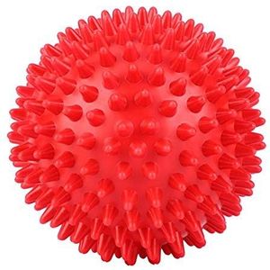 Massagebal Rug Massager Spiky Ball Spiervrijgave Druk Fitness Massagebal Plastic Massage Roller Hand Voet Pijnstiller Spierontspanningsapparaat(Rood 1)
