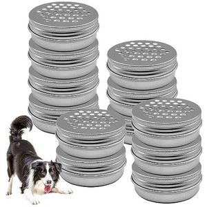 12 Pack Dog Scent Work Tins, Dog Scent Training Kit, Aluminium Dog Agility SCENT Trainingsapparatuur Dogneus Guik Training Container Geur Werk Kit Tins voor hondenblikjes voor hondentraining