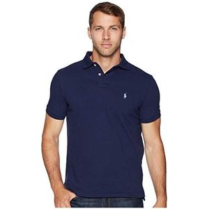 Polo Ralph Lauren Classic Fit poloshirt katoen poloshirt pony hemd, blauw, L