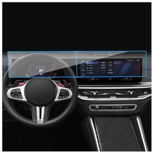 Displaybeschermfolie Voor BMW X5M 2023 Navigatieschermbeschermer Gehard Glas Auto GPS Dashboard Film(Navigation Split Film)