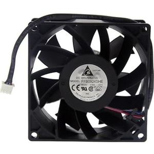 For Chassis Fan - High-Performance 92mm Fan for PC and Electronics FFB0924SHE 24V 0.60A 9038 3-Line Inverter LMNCBVYA