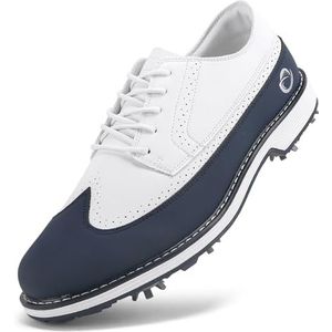 PENXZT Heren 9 Spikes Golfschoenen waterdichte sportschoenen,B,39 EU
