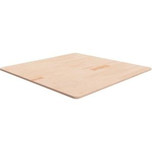 XGWKCNV Tafelaccessoires, tafelbladen, vierkant tafelblad 90x90x1,5 cm onbehandeld massief hout eiken