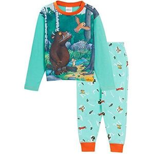 Gruffalo Jongens meisjes uniseks pyjama kinderen volledige lengte karakter pyjama set nachtkleding maat, Groen, 2-3 jaar