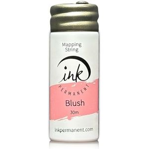 Inkt Permanente Brow Mapping String [100 Ft Flessen - 30 m] Voorgeïnkt Mapping String voor permanente make-up en microbladingbenodigdheden | Kit voor het in kaart brengen van de wenkbrauwen (Blozen)