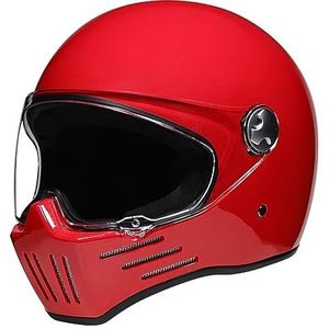 Straatmotor Off-road Helm Met Vizier, Modulaire Motorhelm Heren Dames, Integraal Motorhelm Voor Volwassenen, ECE / DOT Goedgekeurde Helm Voor ATV UTV ( Color : G , Size : M=(57-58cm) )