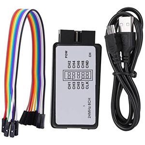 USB Logic Analyzer 24 MHz Mini Digitaal Zakformaat 8 Kanaals Input Geheugen Device Set