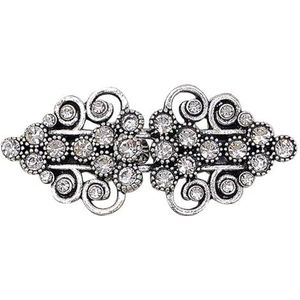 Shirt Cinch Swirl Clip Cape Clips, Dames sjaalkraag trui met swirl clip, veelkleurig, verpakking van 3(D)