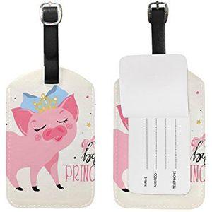 BALII Baby varken prinses bagagelabel koffer ID label een stuk