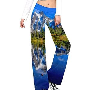 Mountain Lake Yogabroek voor dames, casual broek, loungebroek, trainingspak met trekkoord, L