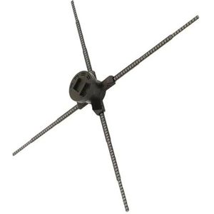 Holografische waaier, 3D Hologram Fan WiFi Projector 30,7x30,7in 2000x928 Resolutie Holografische LED-ventilator for reclamedisplay Videoprojector