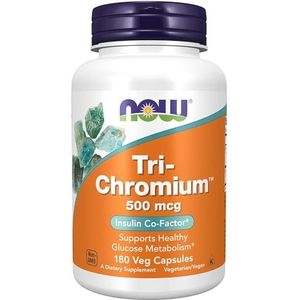 Now Foods, Tri-chroom, 500 mcg, 180 Vcaps