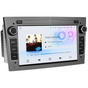 Autoradio - Grijs - 7 Inch Touchscreen - Carplay GPS Navigatie - 2+64GB Ondersteuning DSP Bluetooth MirrorLink SWC RDS