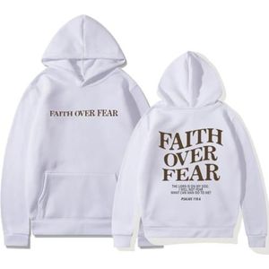 Christian Sweatshirt Christian Faith Sweatshirt Jesus Loves You Hoodie Faith Over Fear hoodie Casual Sweatshirt