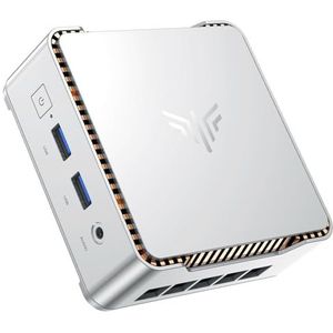 NiPoGi Essenx E2 Mini PC W-11 Pro, Ιntel Alder Lake-Ν95 (tot 3,4 GHz), 16GB DDR4 512GB M.2 SSD Mini Desktop Computer, Dual WiFi, HDMI, DP, 4K Dual Display Micro PC met VESA voor School/Kantoor/Thuis