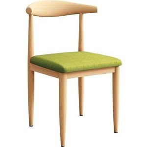 Eetkamerstoelen Houten Eetkamerstoel Moderne Rugleuning Stoel Dichtheid Spons Kussen Keukenstoel Vrijetijdsstoel Kleedstoel Koffiestoel voor Thuiskeuken en Café-bar (Color : D, Size : 6pcs)