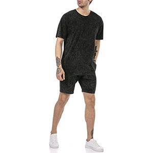 Redbridge 2-delige set short en T-shirt Batik Style sweatpants, donkergrijs, M