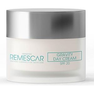 Remescar - Gravity Dagcrème - 50 ml - Gezichtsverzorging met Collageen en Elastine - SPF 20