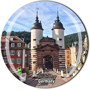 Heidelberg Baden-Wurttemberg Duitsland koelkastmagneet kristal toeristische souvenir geschenkcollectie koelkast magnetische sticker