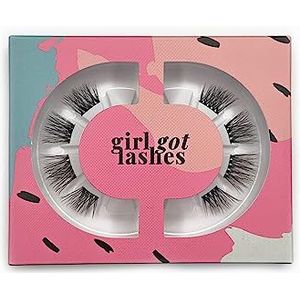 GirlGotLashes Mini Box Flutter Fling Wimperextensies voor thuis, 1 paar valse wimpers, houdt 5-7 dagen, veganistisch, handgemaakt