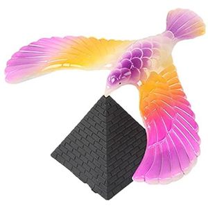 5 stuks vogelspeelgoed, balancerende vogel met piramide combinatie | natuurkunde en wetenschap speelgoed vogel balans vinger speelgoed voor feest weggeefacties, retro magisch geschenk Kot-au