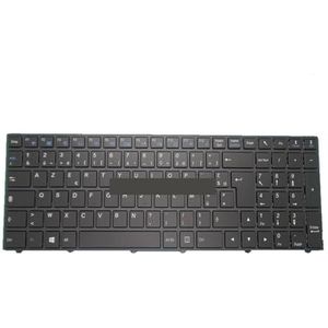 Laptop FR/UK/US toetsenbord voor Medion voor Erazer P6705 MD61203 MD61346 MD61131 MD61206 MD61564 MD61106 MD61105 Frankrijk zwart met frame(United Kingdom UK)