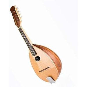 Handgemaakte Ronde Klankgat Sparrenhouten Top 8-snarig Mandoline-instrument Met Accessoires Professionele Mandolin