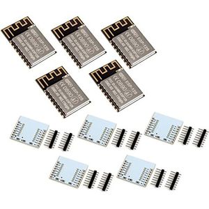 5 stuks ESP-12S ESP12S ESP8266 serieel WiFi module (ESP-12 upgrade) + expansieboard