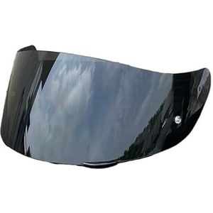 Motorhelm vizier lens, Helmvizier, K1-schildvervanging for AGV K1 K1S K3SV K5 K5S Gezichtsvizier Vizier UV-bescherming (vizierbasis)(Black-day Use Only)