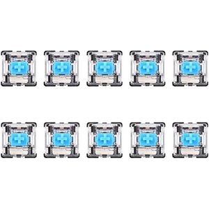 FUXIU 10 Stuks Mechanische Toetsenbord Schakelaar DIY 3Pin Glijmiddel Rvb Gaming MX Schakelaars Toetsenbord Stofdicht