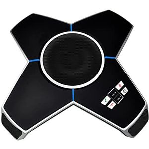 Videoconferentiecamera A510EU Wired Conference Room Phone Speakerphone met 2 verlengingsmicrofoons for conferentiegesprekken voor grote vergaderruimtes