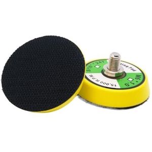1/2/3 inch schuurschijf schuurmachine steunschijf for luchtpolijstmachine klittenband achterplaat schuurgereedschap M6 & 5/16 * 24T(2Inch 2pieces,M6)