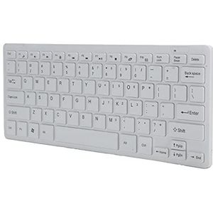 Draadloos Toetsenbord en Muiscombinatie voor 2.4G Draadloos Lange Batterijduur, voor Windows/Android/ios(wit)
