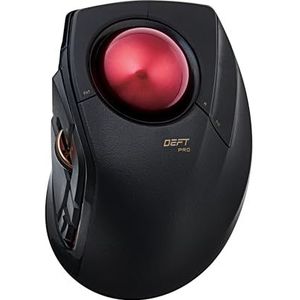 ELECOM DEFT PRO - Trackball Muis - Zwart - Extra Large - 8 Toewijsbare Knoppen