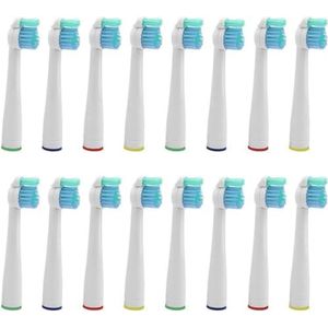 Vervangende Borstelkoppen Compatibel met Sensiflex Elektrische Tandenborstels, verpakking van 16