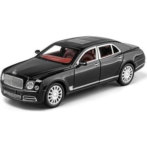 Voor Bentley voor Mulsanne 1:24 Legering Model Auto Speelgoed Diecasts Metalen Casting Geluid Auto Speelgoed Voertuig Model Speelgoedauto (Color : Black)