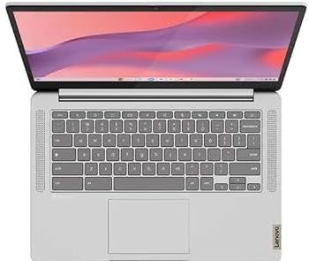 Lenovo IdeaPad Slim 3 Chrome MediaTek Kompanio 520 Chromebook 35,6 cm (14") Full HD 8 GB LPDDR4x-SDRAM 128 GB eMMC Wi-Fi 6 (802.11ax) ChromeOS Grijs