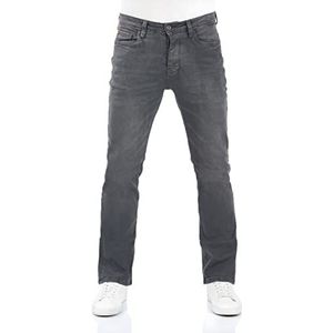 riverso Jeans Heren Bootcut RIVFalko Denim Stretch Zwart Blauw Grijs 29W - 40W 30L - 36L, Grey Denim (G121), 40W x 34L