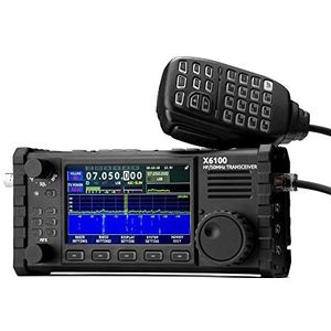Xiegu X6100 HF-transceiver, 10W Full Mode SDR-radio met BT ondersteuning en 3,6 inch LCD-scherm