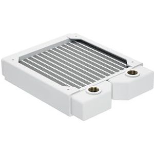 IFFSUEVL Koperen radiator G1/4 inch, 28 mm dik, wit (120 mm)